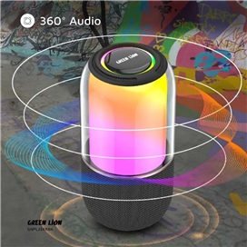 اسپیکر بلوتوث با نور RGB گرین لاین Green Lion Palma 2 Portable Speaker GNPL2SKRBK