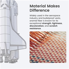 قاب آیفون برند پیتاکا مدلPITAKA StarPeak Tactile Woven（Sunset） مناسب برای Apple iPhone 16 Pro