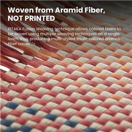 قاب آیفون برند پیتاکا مدلPITAKA StarPeak Tactile Woven（Sunset） مناسب برای Apple iPhone 16 Pro