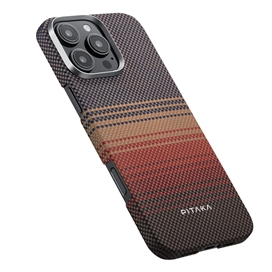 قاب آیفون برند پیتاکا مدلPITAKA StarPeak Tactile Woven（Sunset） مناسب برای Apple iPhone 16 Pro