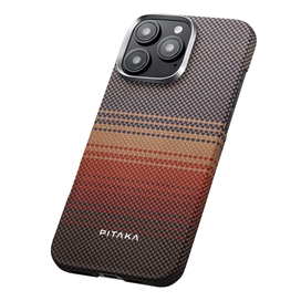 قاب آیفون برند پیتاکا مدلPITAKA StarPeak Tactile Woven（Sunset） مناسب برای Apple iPhone 16 Pro
