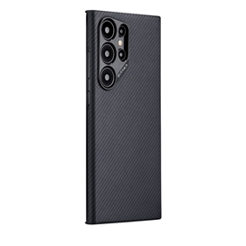 قاب گلکسی S24 Ultra برند پیتاکا مدل PITAKA MagEZ Case (Black/Grey Twill) مناسب برای Samsung Galaxy S24 Ultra