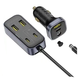 شارژر فندکی بیسوس Baseus BackseatPal L1 C00081100121 دارای 6 پورت و توان 110 وات