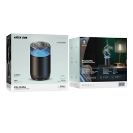 دستگاه خوشبو کننده هوا گرین لاین Green Lion Veloura Fragrance Diffuser ‎GNVLRFRDFBK