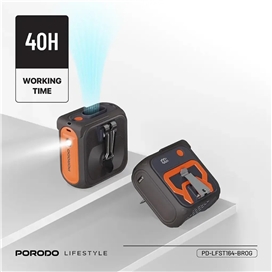 پنکه کمری خنک کننده و پاوربانک پرودو Porodo Cooling Waist Fan PD-LFST164-BROG