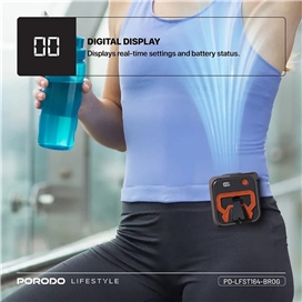 پنکه کمری خنک کننده و پاوربانک پرودو Porodo Cooling Waist Fan PD-LFST164-BROG