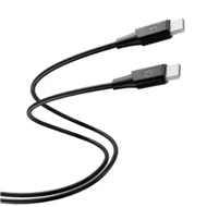 کابل فست شارژ تایپ سی به تایپ سی پاورولوژی مدل Power Sync Flex PCAB017BK