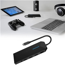 هاب گیمینگ برند پرودو مدل porodo 9IN1 Usb-c HUB 4K Gamers Edition PDX526