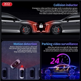 دوربین ثبت وقایع خودرو XO Dash Cam HD (XJ03)