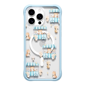 قاب یانگ کیت Youngkit kidspatterns Ice Cream-Sharing Fox مناسب برای Apple iPhone 16 Pro Max