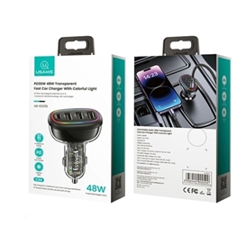 شارژر فندکی 4 پورت 48 وات یوسمز مدل CC170