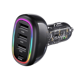 شارژر فندکی 4 پورت 48 وات یوسمز مدل CC170