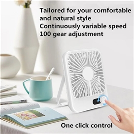 پنکه رومیزی شارژی ریمکس Remax Ultra-Thin Fan ZF03