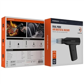 جارو شارژی و دمنده پرودو Porodo Air Duster & Vacuum PDLFST179BK