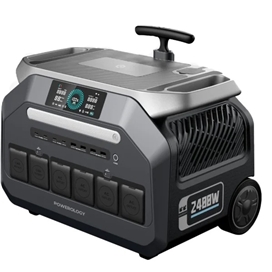 پاورژنراتور قابل حمل 2500 وات برند پاورولوژی Powerology با ورودی سولار پنل مدل PPBCHA86