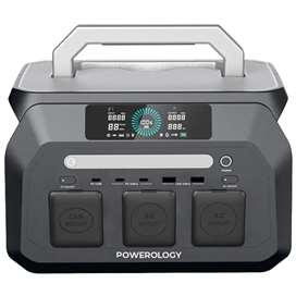 پاورژنراتور قابل حمل 800 وات با ورودی سولار پنل پاورولوژی مدل PWP800WBK