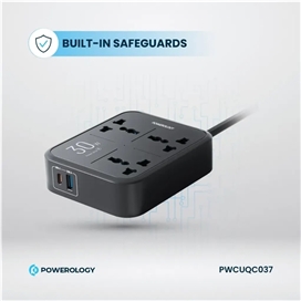 چند راهی برق 3250 وات پاورولوژی Powerology Power Strip PWCUQC037