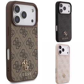 قاب Guess Magsafe گس طرح دار دو لوگو مناسب برای Apple iPhone 17 Pro Max