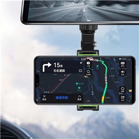 هولدر موبایل آینه وسط خودرو XO C107 با قابلیت چرخش 360 درجه