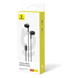 هندزفری سیمی بیسوس CZ11 با درگاه Type-C و صدای شفاف