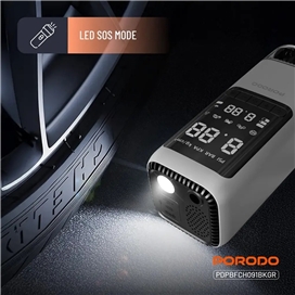 جامپ استارتر و پمپ باد 6 کاره پرودو Porodo 6-in-1 Multi Function Power Tool PDPBFCH091BKGR