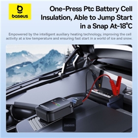 پاوربانک 30000 و کمپرسور باد و جامپ استارتر بیسوس Baseus PrimeTrip BS-CH014 C00245903111 با چراغ قوه