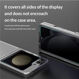 گلس شیشه ای گوشی آراری مدل حریم خصوصی Core مناسب Galaxy Z Fold 4 پک دو عددی