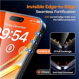 گلس آیفون برند جی تک G-TECH G-FORCE Ai مناسب برای Apple iPhone 17 Pro Max