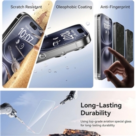 گلس آیفون برند جی تک مدل G-TECH G-FORCE HD مناسب برای Apple iPhone 17 Pro Max