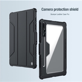 کیف کلاسوری نیلکین مدل Bumper Leather مناسب Galaxy Tab S8 Plus