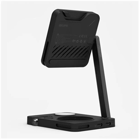 شارژ استند QI2 بیسیم برند آولومو AULUMU M01 4-in-1 Folding Wireless Charging Station & Pad