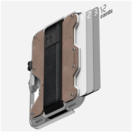 جاکارتی مگسیف موبایل AULUMU G03 Multi-Tool Magnetic Metal Wallet