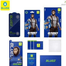 محافظ صفحه بلو پک 5 تایی Blueo 5Pcs Pack HD Privacy anti-peep tempered glass iphone مناسب برای Apple iPhone 16 Pro Max