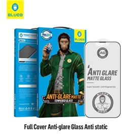 محافظ صفحه بلو مات ضد انعکاس نور Blueo Full Cover Anti Glare Matte Glass Anti Static Samsung مناسب برای Samsung Galaxy S25 Ultra