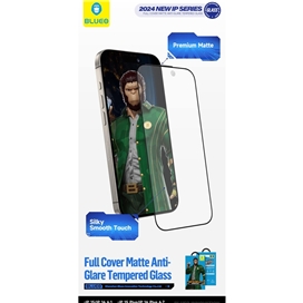 محافظ صفحه بلو مات ضد انعکاس نور Blueo Full Cover Anti Glare Matte Glass Anti Static Samsung مناسب برای Samsung Galaxy S24 Ultra