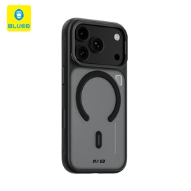 قاب Blueo بلو استند شونده با مگ سیف Frosted Heat Dissipation Anti-Slip STAND Magnetic Case مناسب برای Apple iPhone 17 Pro Max