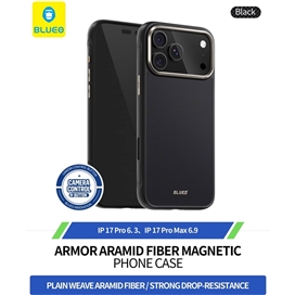 قاب برند بلو Blueo Armor Aramid Fiber Magnetic Case مناسب برای Apple iPhone 17 Pro Max
