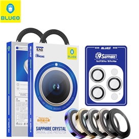 رینگ محافظ لنز بلو یاقوتی کریستالی Blueo SAPPHIRE Crystal Original Lens Glass مناسب برای Apple iPhone 17 Pro