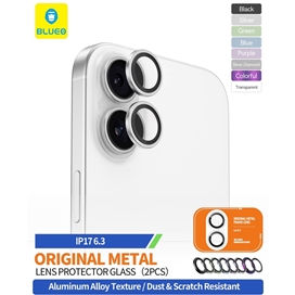 رینگ محافظ لنز بلو فلزی Blueo Metal Frame Lens Protector Glass مناسب برای Apple iPhone 17 Pro