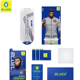 محافظ صفحه بلو Blueo Anti Dust HD Glass Anti Static With Applicator با اپلیکاتور مناسب برای Apple iPhone 17 Pro