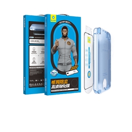 محافظ صفحه بلو سه بعدی ایربگ دار Blueo 3D Invisible Airbag Anti Broken Tempered Glass مناسب برای Apple iPhone 17 Pro Max