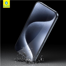 محافظ صفحه بلو سه بعدی ایربگ دار Blueo 3D Invisible Airbag Anti Broken Tempered Glass مناسب برای Apple iPhone 17