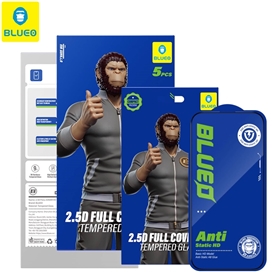 محافظ صفحه بلو پک 5 تایی Blueo 5pcs Pack 2.5D Silk Full Cover Glass HD مناسب برای Apple iPhone 17 Pro