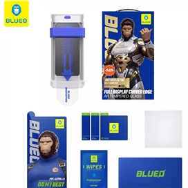 محافظ صفحه بلو سه بعدی با اپلیکاتور Blueo AR 3D Curved Hot Bending Tempered HD Glass with Applicator مناسب برای Apple iPhone 17 Pro