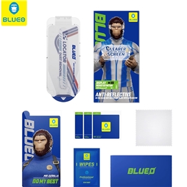 محافظ صفحه بلو ضد انعکاس نور با اپلیکاتور Blueo AR Anti-Reflective With Applicator Glass مناسب برای Apple iPhone 17 Pro Max