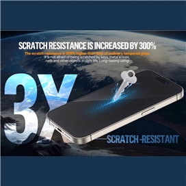 محافظ صفحه بلو کریستالی با اپلیکاتور Blueo Crystal Anti-Scratch Tempered Glass With Applicator مناسب برای Apple iPhone 17