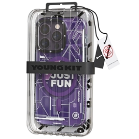 قاب یانگ کیت Youngkit Technology Futuristic Circuit Upgraded Anti-Drop Impact Series مناسب برای Apple iPhone 17 Pro Max