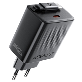 شارژر دیواری ایس فست ACEFAST A110 PD30W Fast Charger توان 30 وات همراه با کابل جمع شونده