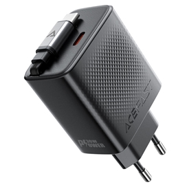 شارژر دیواری ایس فست ACEFAST A110 PD30W Fast Charger توان 30 وات همراه با کابل جمع شونده