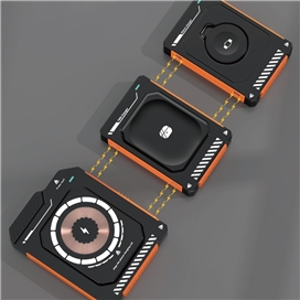 استند و شارژر وایرلس چند کاره مگ سیف بیوا Biva WLC-17 با قابلیت شارژ اپل واچ